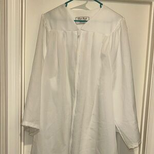 Oak Hall White Graduation Gown